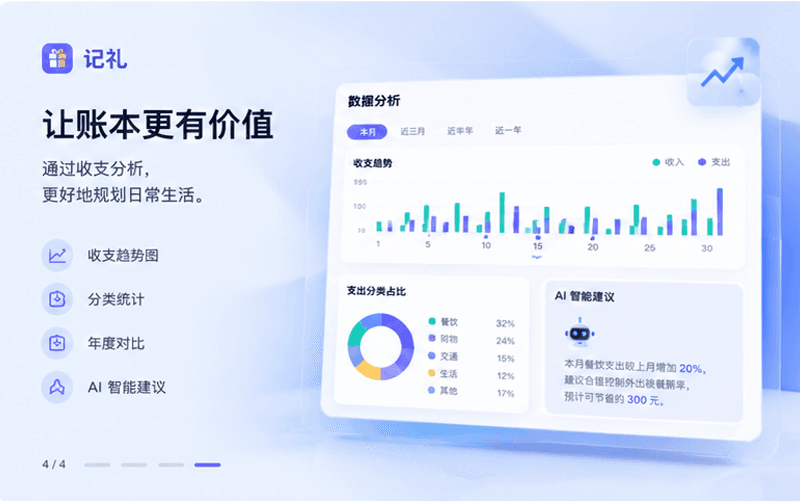 记礼家庭账本数据分析与财务统计